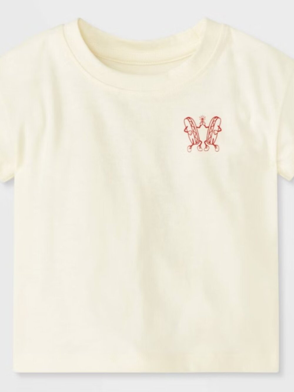Baby Boys' Sun's Out Buns Out Graphic T-Shirt - Cat & Jack™ Cream 3-6M